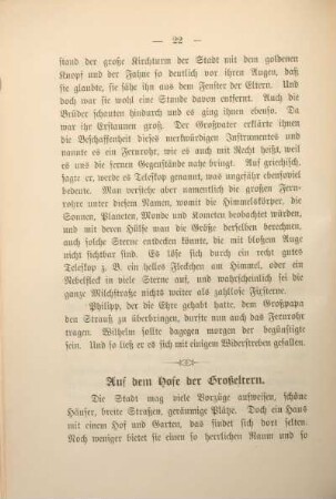 Auf dem Hofe der Großeltern.