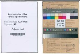 Entnazifizierung Karl Schorn , geb. 28.10.1918 (Kaufm. Angestellter)