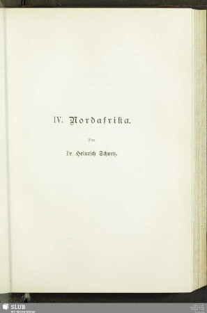 IV. Nordafrika