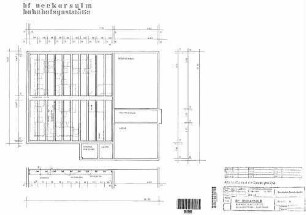 Neckarsulm: Bahnhofsgaststätte, Deckenspiegel Gastraum Nebengeb.