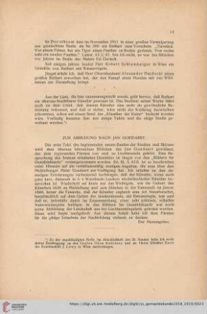 Zur Abbildung nach Jan Goedaert