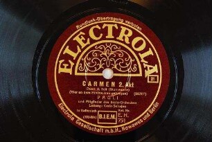 Carmen : 2. Akt; Duett II. Teil; (Blumenarie); (Hier an dem Herzen treu geborgen) / (Bizet)
