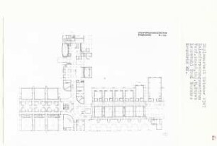 Laienforschungszentrum, Berlin-Gesundbrunnen (Diplomarbeit bei Bernhard Hermkes): Grundriss Erdgeschoss 1:200