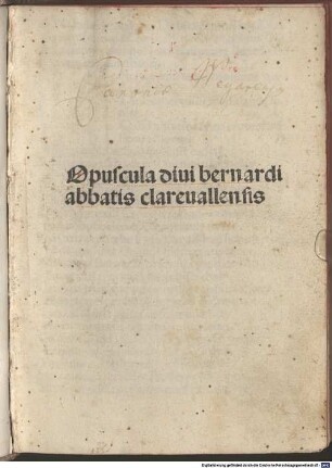 Opuscula : mit Nachwort an den Leser