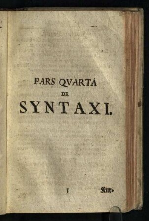 Pars Qvarta de Syntaxi