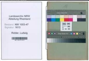 Entnazifizierung Ludwig De Ridder , geb. 19.02.1896 (Notar)