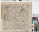Katasteramt Coesfeld  Kreis Coesfeld, Meßtischblatt Coesfeld-Ost 4009, Farbige Einzeichnung mit Namensliste