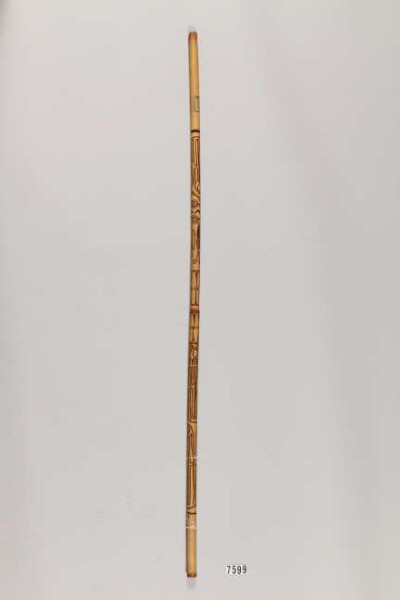 decorated bamboo stick