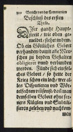 Beschluß des ersten Theils.