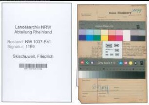 Entnazifizierung Friedrich Skischuweit , geb. 09.12.1907 (Arbeiter)