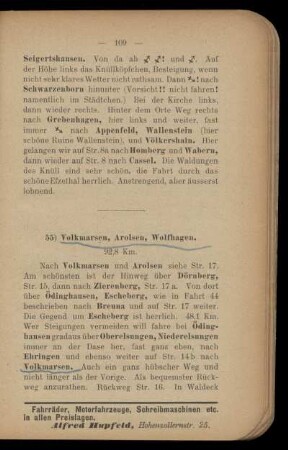 55) Volkmarsen, Arolsen, Wolfhagen