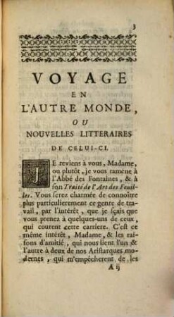 Voyage en l'Autre Monde, ou Nouvelles Litteraires De Celui-cy, 2