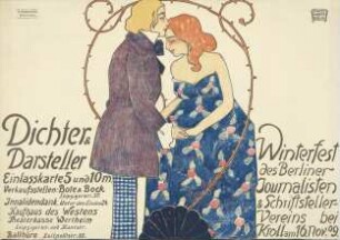 Dichter & Darsteller Winterfest des Berliner Journalisten & Schriftsteller Vereins
