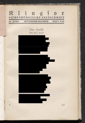 Heft 9-10 (September und Oktober)