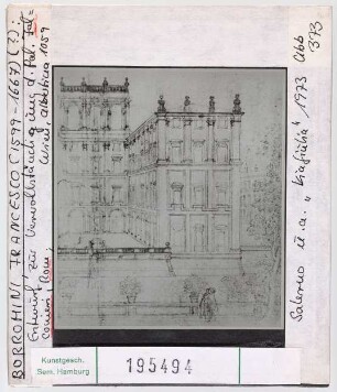 Rom: Palazzo Falconieri, Entwurf