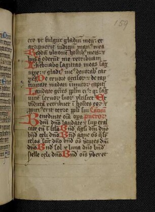 Canticum trium puerorum (Ergänzung d. 16. Jh.)