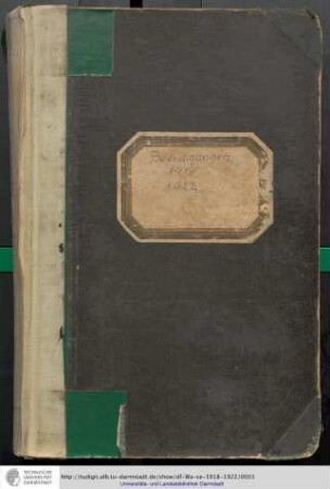 Waldfriedhof 1918 1922