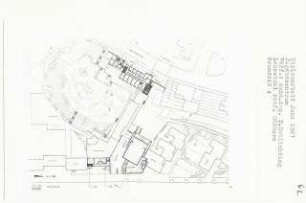 Jugendzentrum, Berlin-Kreuzberg (Diplomarbeit bei Kurt Dübbers): Grundriss 1:200