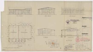 Prov. Masch. Werkstatt [m. Lageplan]