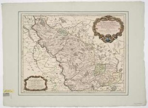 Karte von dem Herzogtum Berg, 1:230 000, Kupferstich, 1700