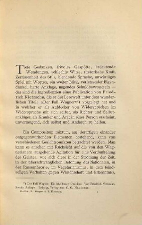 Richard Wagner und Friedrich Nietzsche