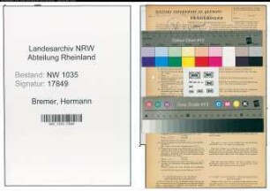Entnazifizierung Hermann Bremer , geb. 26.11.1912 (Steiger)