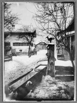 Alter Laufbrunnen in Oberstdorf