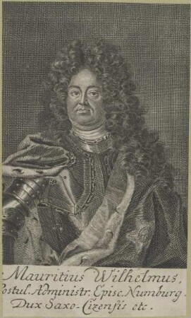 Bildnis des Mauritius Wilhelmus, Herzog von Sachsen-Zeitz