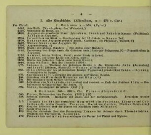 I. Alte Geschichte. (Alterthum, x - 476 v. Chr.)