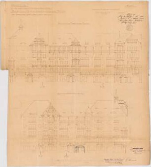 Arbeiterwohnhäuser, Berlin-Prenzlauer Berg: Ansicht, 1:100