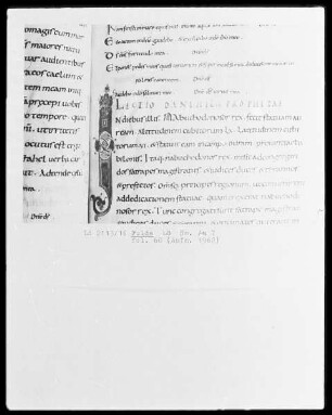 Epistolar — Initiale I, Folio 60recto