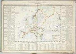 Geographisch-Historischer Atlas von Europa: Hydrographische Karte von Europa