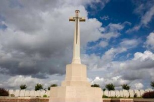 Frankreich. Nord Pas de Calais. Nord. Ovillers. Britischer Soldatenfriedhof. Weltkrieg 1. Memorial. Gedenkstätte