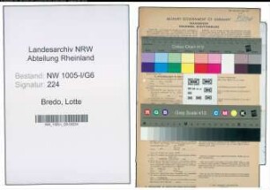 Entnazifizierung Lotte Bredo , geb. 16.03.1913 (Aerztin)