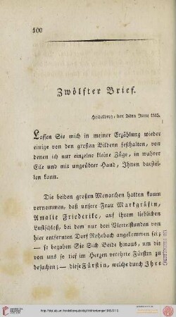 Zwölfter Brief