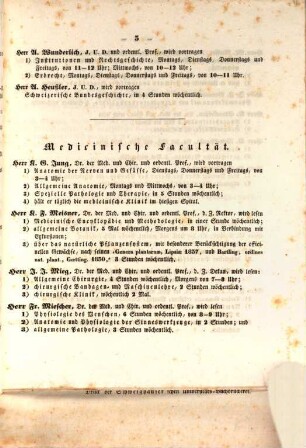 Verzeichnis der Vorlesungen. 1839. SH.