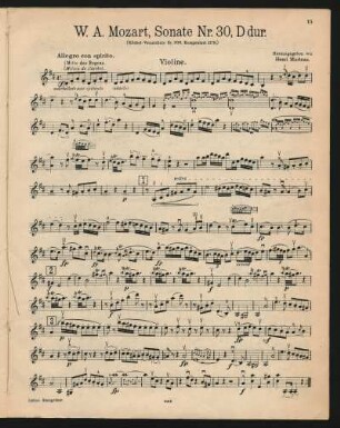 Violine[, KV 306]