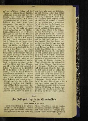 ¬Der¬ Aufsatzunterricht in der Elementarschule
