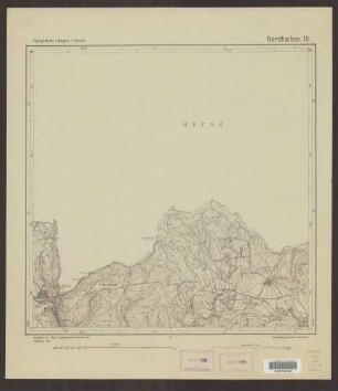 18 Nordhalben ; Topographische Karte von Bayern 1:25.000 [Positionsblätter]