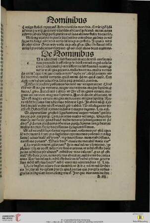 De Nominibus