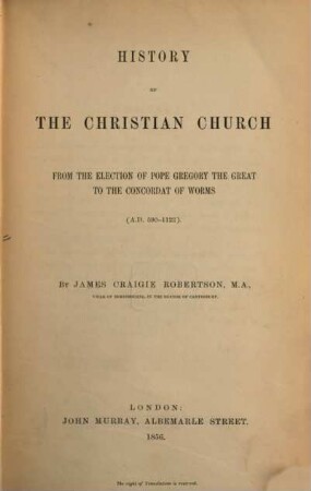 History of the Christian Church, II