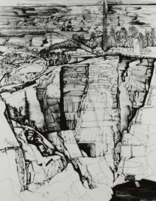 Tagebaulandschaft - Granitbruch