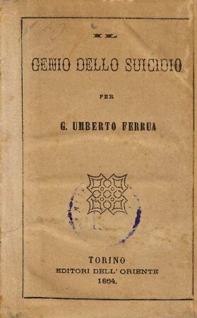 Il genio dello suicidio