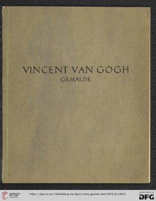 Vincent van Gogh, Gemälde : Mai-Juni 1928