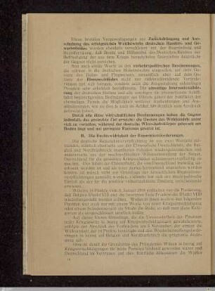 H. Die Rechtswidrigkeit der Reparationsforderungen