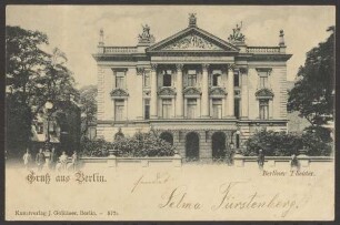 Ansichtskarte "Berliner Theater", Charlottenstraße 90/92 [1/2]