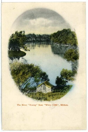 Mildura, Australien. The river "Murray" from "White Cliffs"