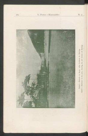 [Fotogravura do] Santos - Entrada da Barra, velha Fortaleza da Bertióga
