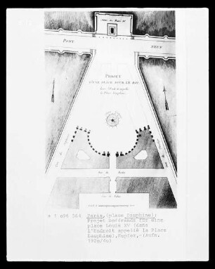 Paris, Projekt Boffrands für eine place Louis XV, place Dauhine