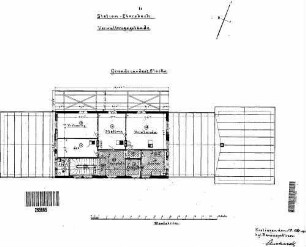 Ebersbach (Fils): Empfangsgebäude Grundriss 1.Stock